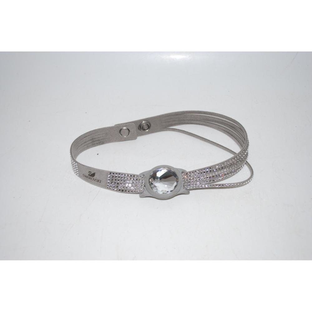 Swarovski Slake Gray Dot Bracelet Crystal Wrap Fashion Jewelry Elegant Accessory